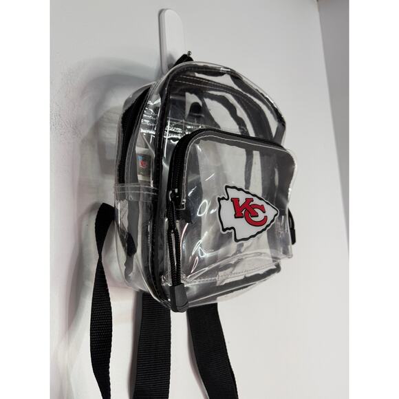 NFL Kansas City Chiefs Clear Stadium Approved Mini Backpack - Picture 6 of 6